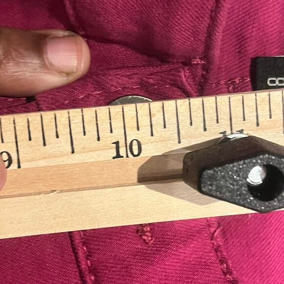 Kut Pants Women’s Donna Size 8  Pink High Rise Ankle‎ Skinny Raw Hem - Picture 8 of 8